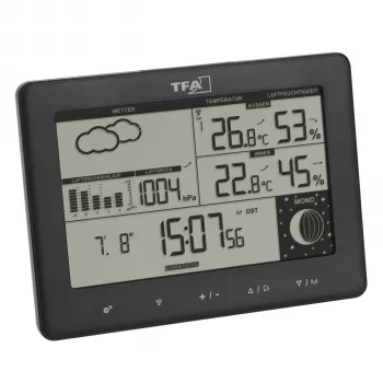 TFA Elements Wireless Weather Station 35.1158.01 Black