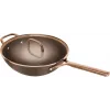 ZWILLING Milano Wok with Glass Lid 30 cm, Brown
