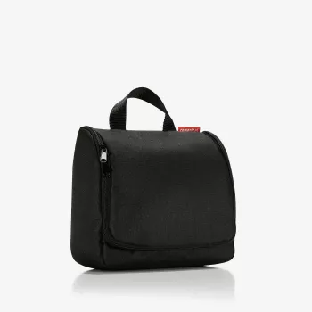 Reisenthel WH7003 Toilet Bag Black - 18L Travel Bag with Padded Handles and Detachable Shoulder Strap