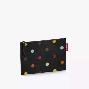 Reisenthel Case 1 Dots Cosmetic Case Black Multicolour Polyester 240 mm x 170 mm