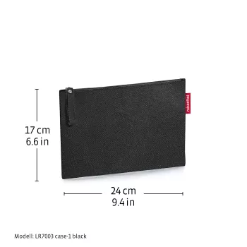 Reisenthel Case 1 Dots Cosmetic Case Black Multicolour Polyester 240 mm x 170 mm