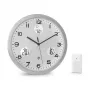 MEBUS 13150 Radio-Controlled Wall Clock 30 cm Aluminium