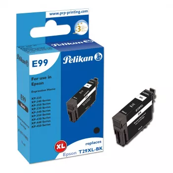 Pelikan E99 Compatible Ink Cartridge Black High Yield (XL) for Epson 29XL - 1 Pack