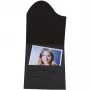 DAIBER 16020 Envelope Folder - Cardboard - Black - Portrait - 1 Pocket - 100 Pieces