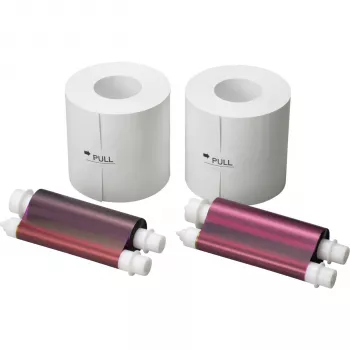 Mitsubishi CK-D 868 SL Dual Format Photo Paper & Ink Ribbon Set 10x15 cm 15x20 cm