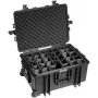 B&W Outdoor Case Type 6800 Hard Shell Case with Divider System, Black