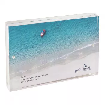 Goldbuch Pure Acrylic Glass Picture Frame 15x20 cm Transparent Rectangular Portrait