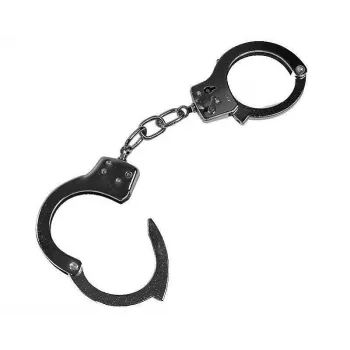 MIL-TEC Chain Link Handcuffs Nickel Plated Silver