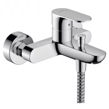 Hansgrohe Rebris S Single Lever Bath Mixer Exposed Installation Chrome