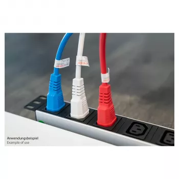 KABELMEISTER IEC C14 to C13 Power Extension Cable, Blue, 1.0m, 1.00mm², 10A, 250V
