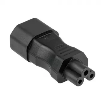 Kabelmeister Power Adapter Cable C14 to C5 0.2m Black