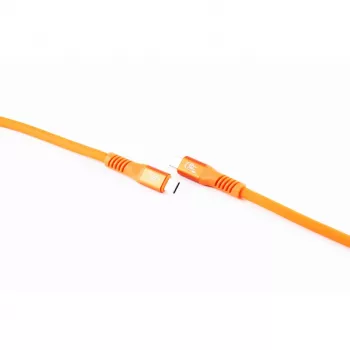 SHIVERPEAKS Flexline USB-C Cable USB 3.2 240W Orange - Cable - Digital/Data