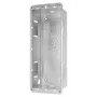 Behnke Series 20 Flush-Mounted Door Intercom Station, Silver, Stainless Steel, 1 Button, Analog
