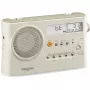 Sangean PR-D4 BT Portable AM/FM Radio with Bluetooth - Pastel Cream