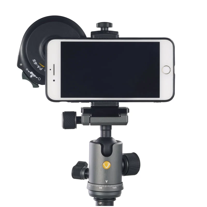 Vanguard VEO PA-65 Smartphone Digiscoping Adapter - Black - 18 cm (7.1 in)