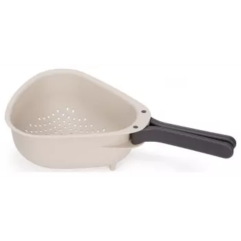 Joseph Joseph Droplet Large Colander with Folding Handles, White (1000007)