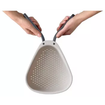 Joseph Joseph Droplet Large Colander with Folding Handles, White (1000007)