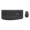 Logitech MK880 For Business Wireless Keyboard and Mouse Combo - Graphite - Swiss French Layout
