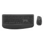 Logitech MK880 For Business Wireless Keyboard and Mouse Combo - Graphite - Swiss French Layout