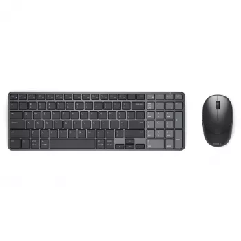 Dell Pro 7 Rechargeable Compact Keyboard and Mouse - KM746 - Black - German Layout