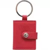 DEKNUDT Key Ring Red 3.5x4.5 Faux Leather S59NS4