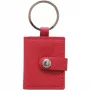 DEKNUDT Key Ring Red 3.5x4.5 Faux Leather S59NS4