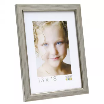 Deknudt S46AD1 Single Picture Frame 13x18 cm Silver Plastic Rectangular