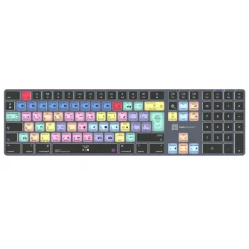 LogicKeyboard Adobe Premiere Pro CC Titan FR (Mac) - French AZERTY Layout, Backlit, Wired USB Keyboard
