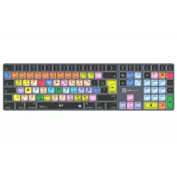 LogicKeyboard Apple Logic Pro X2 Titan FR (Mac) - French AZERTY Wired Backlit Keyboard