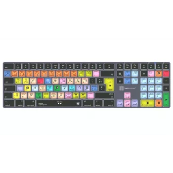 LogicKeyboard Apple Logic Pro X2 Titan FR (Mac) - French AZERTY Wired Backlit Keyboard