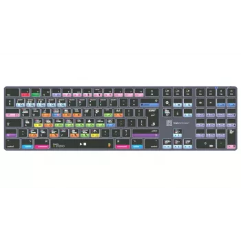 Logickeyboard FL Studio TITAN Keyboard for Mac - USB Wired - Black with Color-Coded Keys