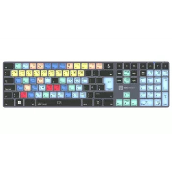Logickeyboard Steinberg Cubase/Nuendo Titan UK PC Wired USB Keyboard with Backlight
