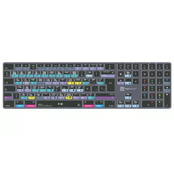 LogicKeyboard DaVinci Resolve 18 Titan SP (Mac) - Specialized Editing Keyboard with Backlight and USB Hub