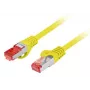 LANBERG Cat.6 S/FTP LSZH CU Patch Cable 3.0m Yellow Fluke Certified (PCF6-10CU-0300-Y)