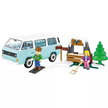 Cobi Volkswagen T3 Winter Adventure Building Blocks Set (230 Pieces)