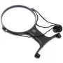 Carson HF-66 MagniFree LED Magnifying Lamp with Flexible Gooseneck, 2x/5x Magnification, 13 cm Lens, LED Illumination, Black