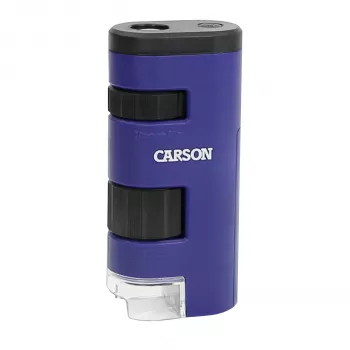 Carson Pocket Micro MM-450 Portable Compound Microscope 60x-120x LED Black