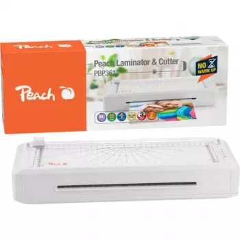 Peach 511189 3in1 PBP351 Laminating Machine A4 Hot and Cold Laminator with Paper Cutter and Corner Rounder