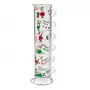 Bialetti Italia Espresso Cup Set 6 Cups 80 ml White with Chrome Metal Stand TAZZ202