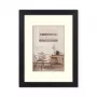 ZEP Malmo Black Photo Frame 20x30/30x40 cm Wood with Passepartout V4534B