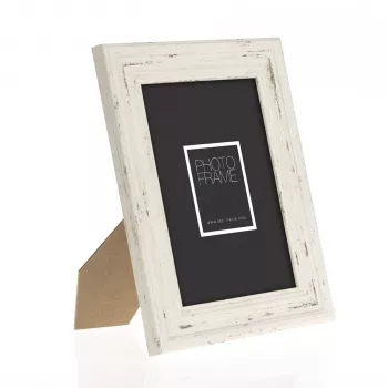 ZEP Palermo White 13x18 cm Plastic Portrait Photo Frame PM257W