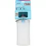 HydraPak Flux+ 1.5L Filter Water Bottle - Clear/HP Blue