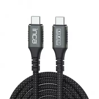 INCA USB-C to USB-C Cable USB 4.0 40Gbps PD 3.1 240W 8K UltraHD 0.80m (ITCT-40)