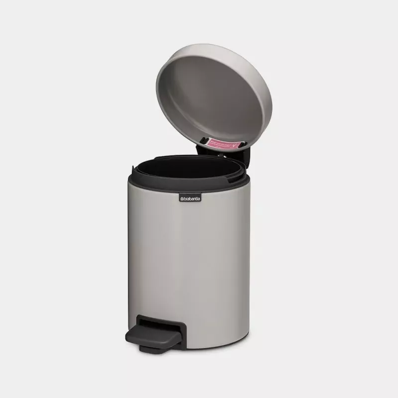 Brabantia NewIcon Pedal Bin 3 L Soft Grey (25 21 81)