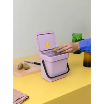 Brabantia Sort & Go Waste Bin Lilac Pink 3 L