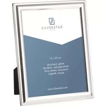 Zilverstad Bredemeijer 8075233 Silver Single Picture Frame Glossy Tabletop Wall 15x20 cm Rectangular