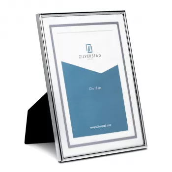 Zilverstad Nantes 13x18 cm Metal Portrait Photo Frame Silver