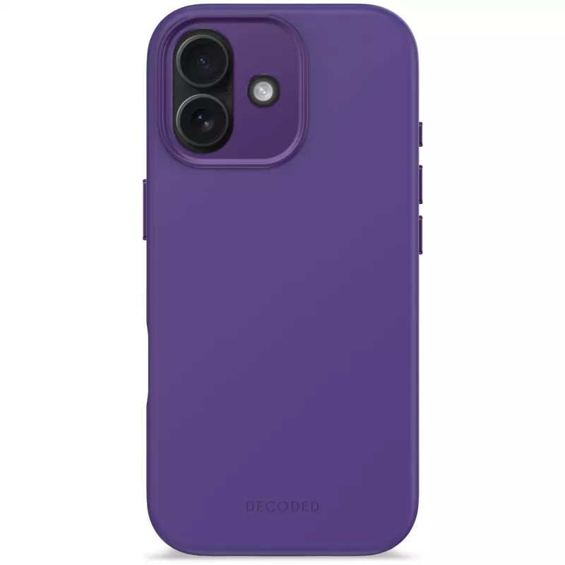 Decoded AntiMicrobial Silicone Back Cover for iPhone 17, Future Dusk, MagSafe Compatible