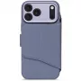 Decoded Textured Silicone Detachable Wallet for iPhone 17 Pro with MagSafe - Forever Blue