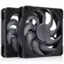 Noctua NF-A12x25 G2 PWM Sx2-PP chromax.black 120 mm Case Fan (2-Pack, Black)